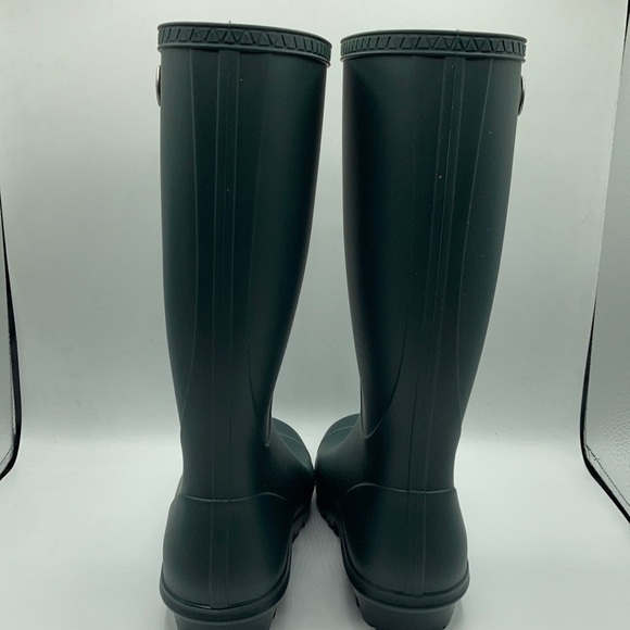 UGG Shelby Olive Green Matter Rubber Rain Boots - Picture 3 of 7